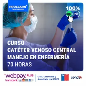 Curso Catéter Venoso Central Manejo en Enfermería 70 Horas