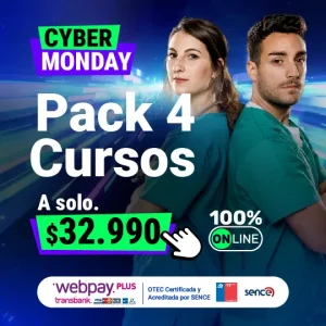 Pack 4 de Cursos del Área de la Salud